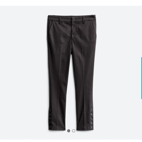 Level 99 Brandy Button Hem straight leg trouser - Picture 4 of 4